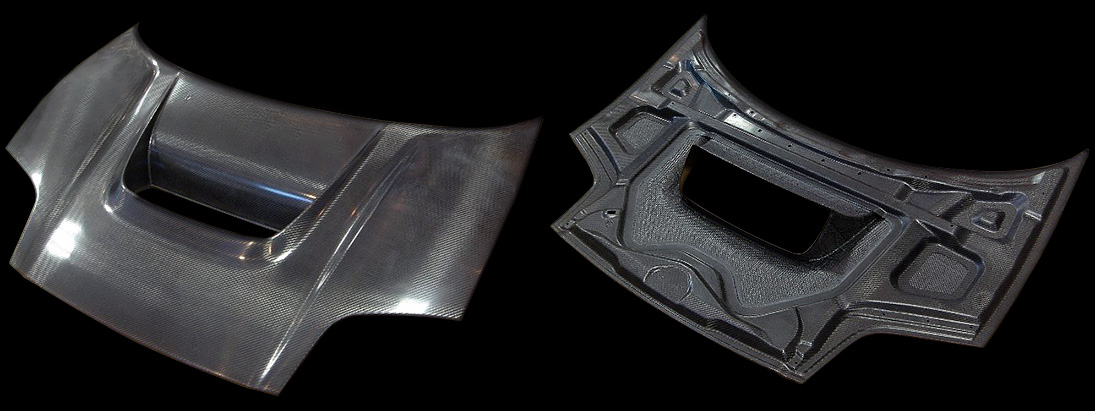 NSXドライカーボンボンネット超軽量