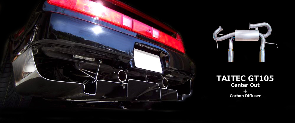 NSXマフラーTAITEC105